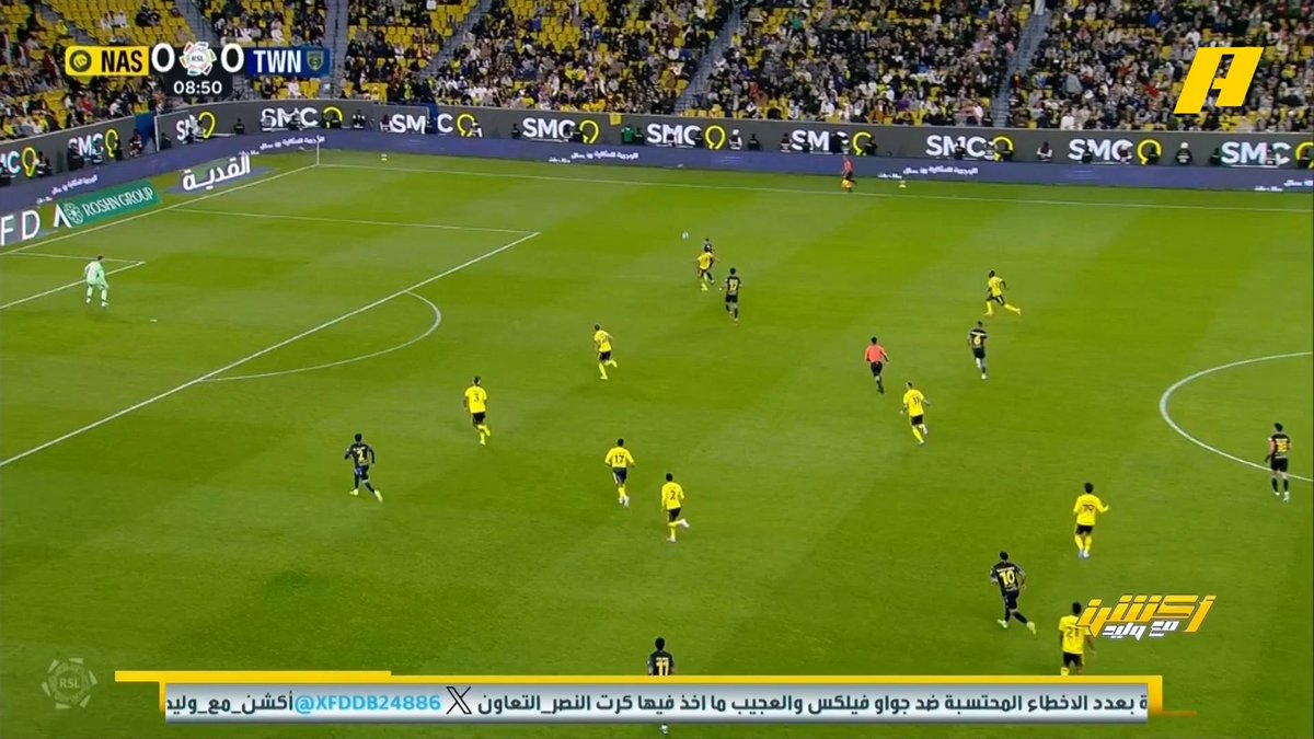 سمير عثمان: - د 3 - 20 قرار صحيح بإلغاء هدفي النصر - د 9 يجب طرد لاعب النصر سعد الناصر .. محمد فودة يتفق - د 39 لا يوجد ضربة جزاء للنصر - د 45 هدف النصر صحيح - د 48 يجب طرد لاعب التعاون بالإنذار الثاني - د 62 قرار صحيح بإلغاء ضربة جزاء النصر #النصر_التعاون مجاناً على MBC شاهد برنامج #أكشن_مع_وليد يومياً الساعة 11:00مساءً بتوقيت السعودية على #MBCAction