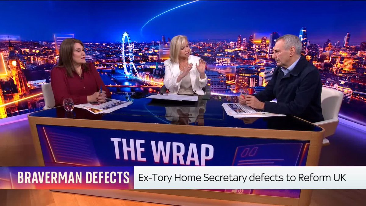 🟣 Will there be more defections to Reform UK? Daily Mirror columnist Kevin Maguire says it could bounce back on Nigel Farage 📺 Sky 501, Virgin 602, Freeview 233 and YouTube