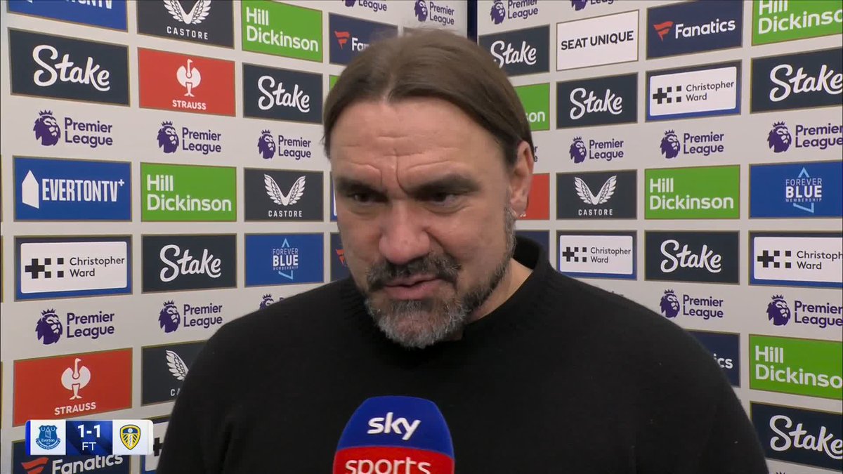 "The gut feeling was we controlled the game... a good point" Daniel Farke reflects on Leeds draw away at Everton.