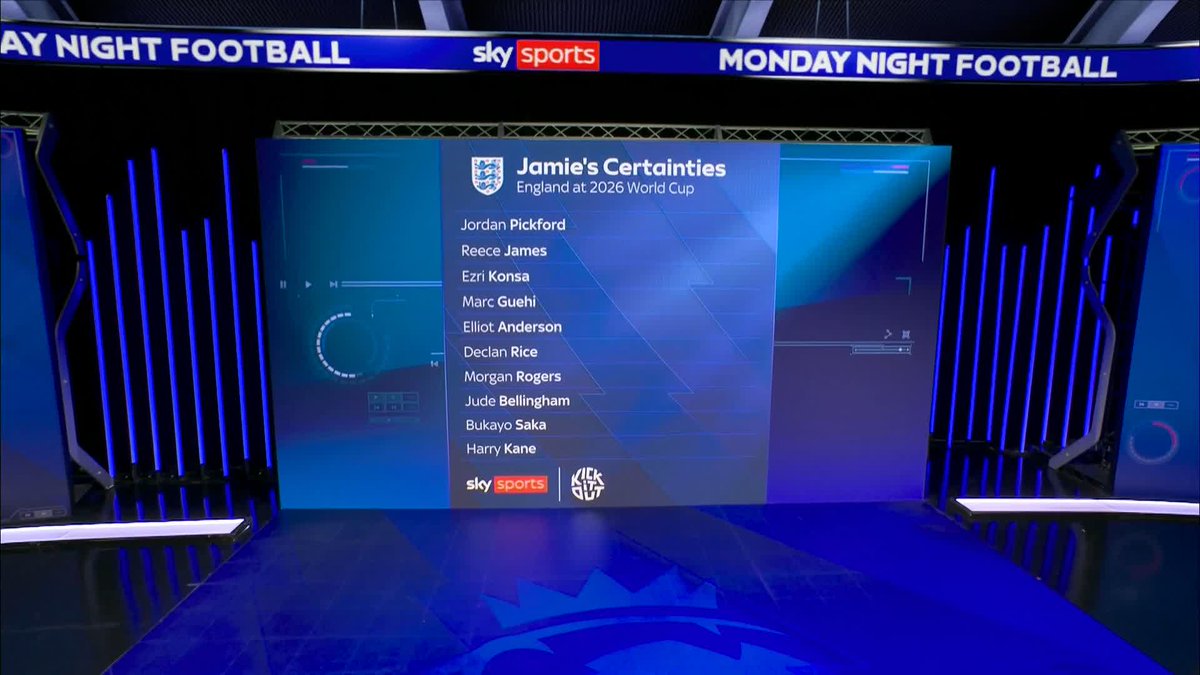 🗣️ "Luke Shaw would definitely be there for me" Jimmy Floyd Hasselbaink and Jamie Carragher pick the players that they believe are 'certainties' for England's World Cup squad ✅