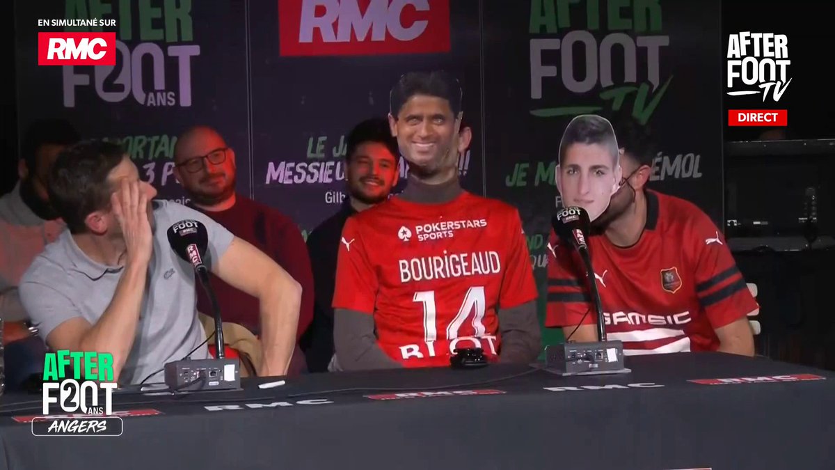 😅 "On est fan de Daniel Riolo et de ses fixettes" Quand 4 supporters rennais alias Neymar, Rabiot, Verratti et Nasser al-Khelaïfi rejoignent le plateau de l'After.