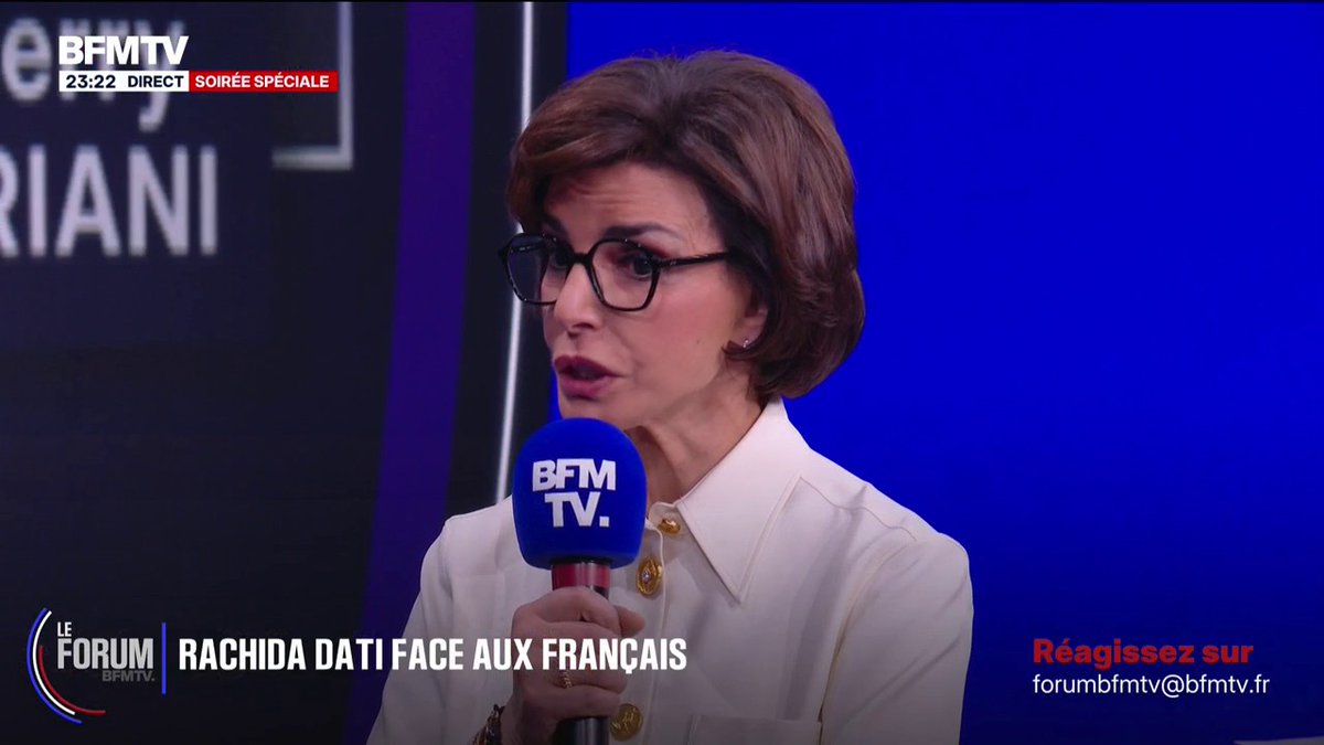 Rachida Dati : "Sarah Knafo est raciste, d'extrême-droite, qui dit qu'on 'grand-remplace' quelqu'un… Moi je ne grand-remplace personne et je ne suis pas dans les accords d'appareils" #Municipales2026