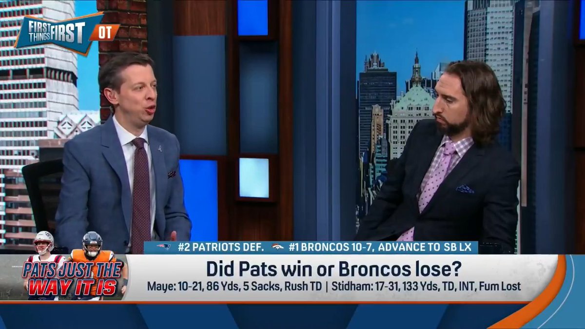 “I think the Broncos lost this game. And I think I’d be sick if I was a Broncos fan. You gotta feel like you win the game if Bo Nix doesn’t get hurt. And you gotta feel like you even could’ve won the game with Stidham.” Danny Parkins reacts to the AFCCG: