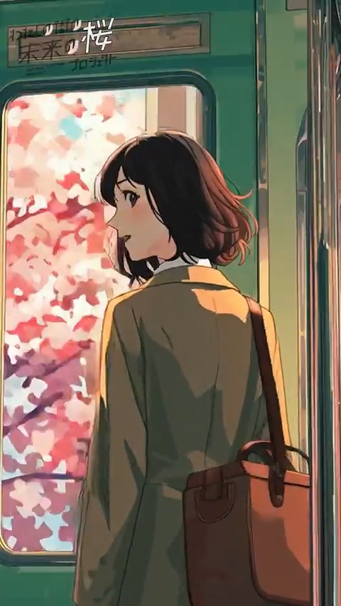 お～い、桜との思い出ってなんだか温かいですよね👀 春のほっこりする記憶のそばには、いつも桜が揺れています。 そんな優しいシーンを、アニメーションに閉じ込めました🌸 ぜひ音ありで、春の温かさを先取りしてみてください🎧