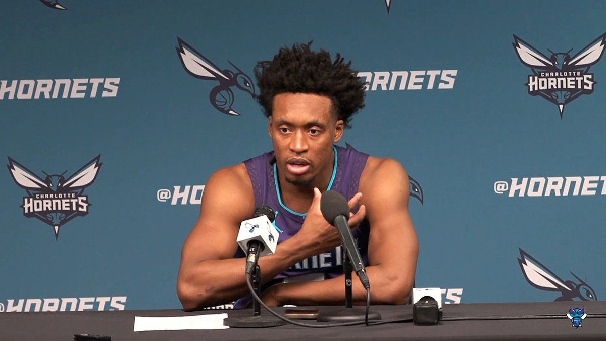 🎙️ Collin Sexton on Charles Barkley's recent comments: "Stay hungry. Stay in the moment and focus on one game at a time. Don't look too far ahead and don't look too far into the future... continue to stay grounded."