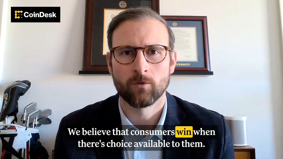 “Consumers win when there’s choice.” Patrick Witt says lawmakers still have concerns about community banks and financial stability, but crypto and traditional finance are ultimately converging.