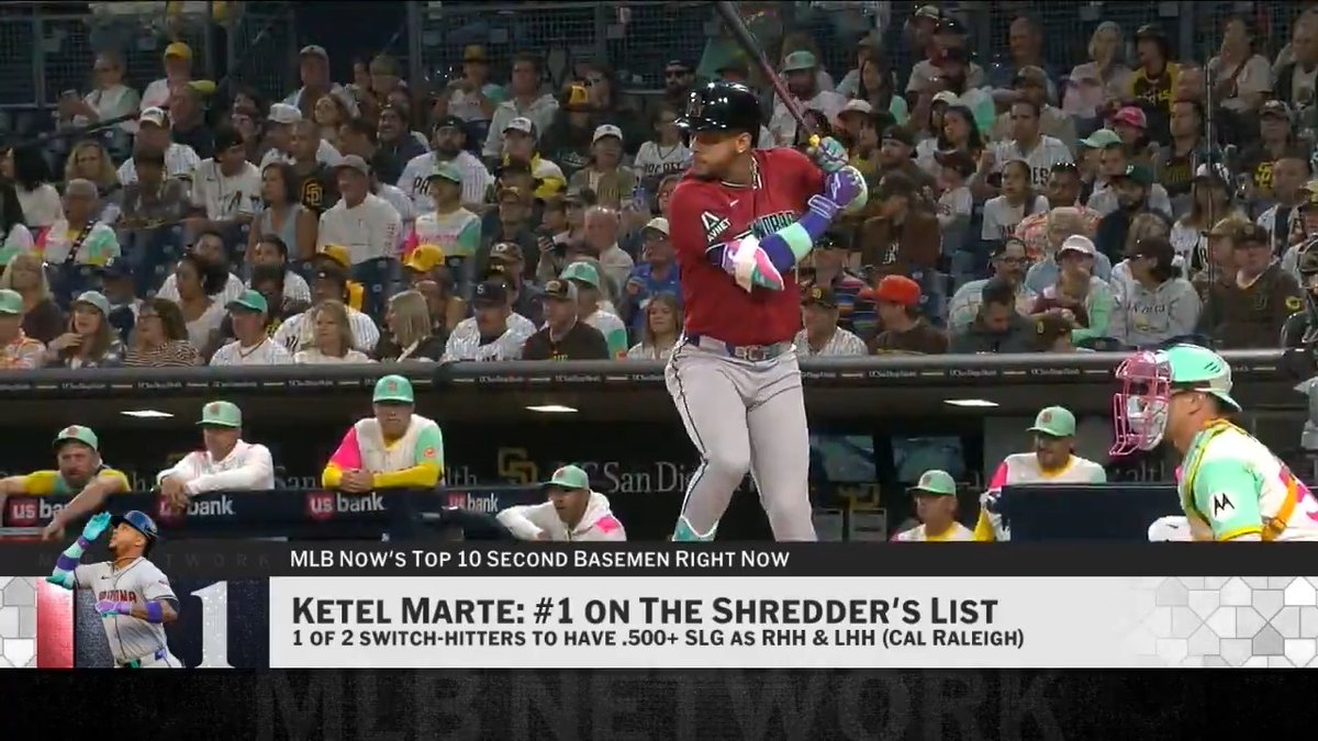 Ketel Marte is the No. 1 second baseman on MLB Now's #Top10RightNow.