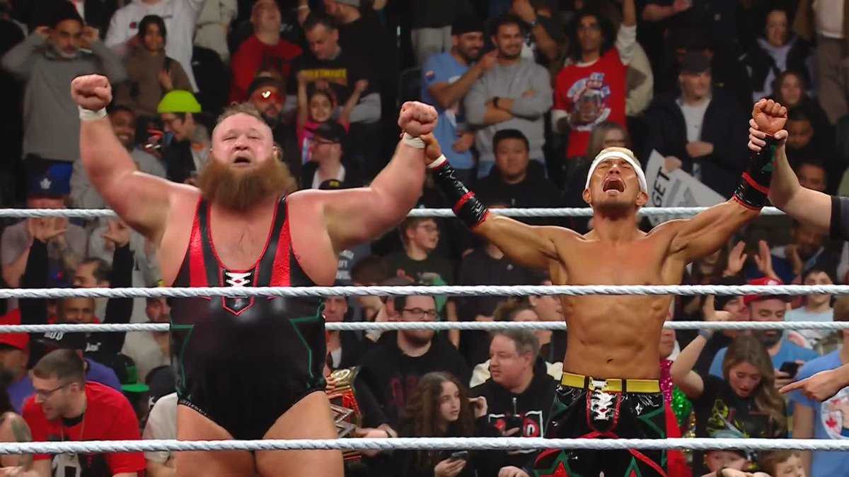 WHAT A WIN! 👏 Alpha Acadamy are the #1 contenders for the World Tag Team Titles!
