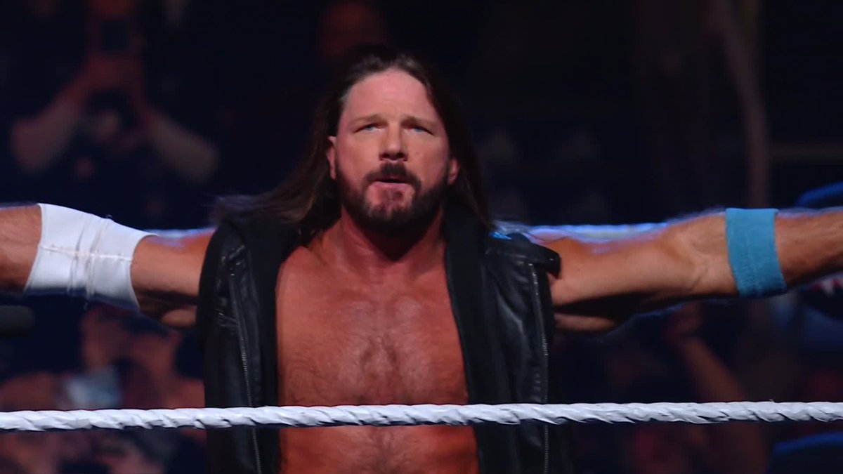 HAPPENING NOW 🚨 player/coach vs AJ Styles for the World Heavyweight Championship! Watch on Netflix