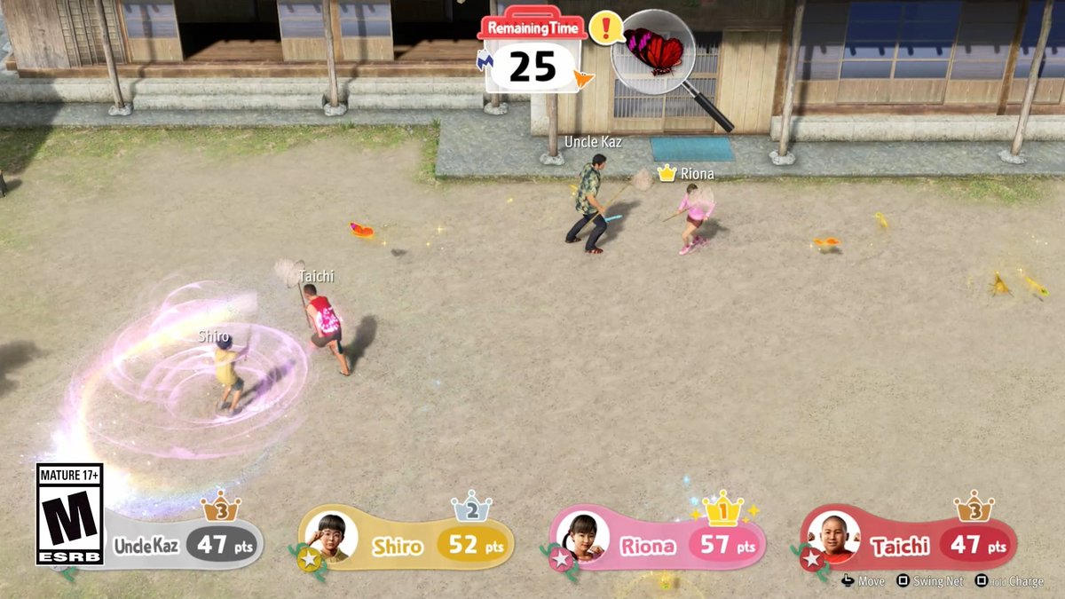Kiryu can really fly like... a butterfly when he's out catching bugs with the kids at Morning Glory orphanage in Yakuza Kiwami 3🦋 The two-games-in-one experience Yakuza Kiwami 3 &amp; Dark Ties releases Feb 12th! Pre-order or try the demo today🎮