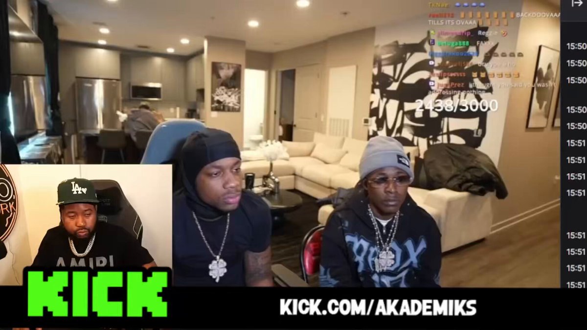 Akademiks says he will bet Kai Cenat $5M that he can provide proof that he called Tylil 15 times right after he backdoored him 👀