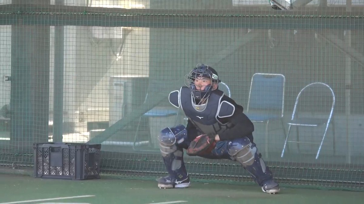ブロッキング練習に取り組む #小島大河 選手！ 丁寧にボールをさばきながらも、果敢に食らいついていました！ #埼玉西武ライオンズ #seibulions #新人合同自主トレ
