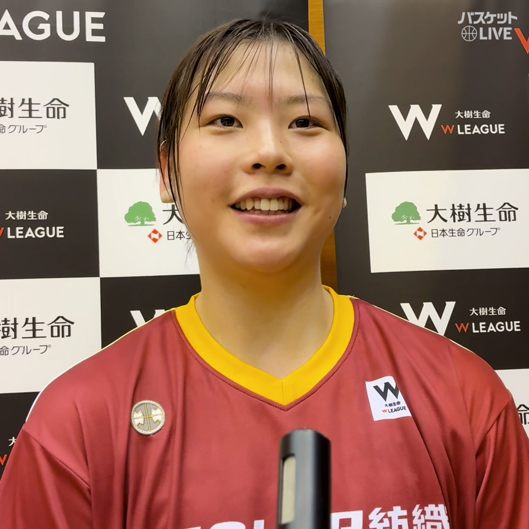 アーリーエントリー #朝比奈あずさ(#14) #トヨタ紡織サンシャインラビッツ 1/25試合後🎙 「自分ができることを全うしようと思った。（#桜花学園 の同級生、平下、伊波と）3人で出る機会があればいいなと思っています」 #バスケットLIVE 全試合配信中📡 #大樹生命Wリーグ W LEAGUE（Wリーグ） トヨタ紡織サンシャインラビッツ