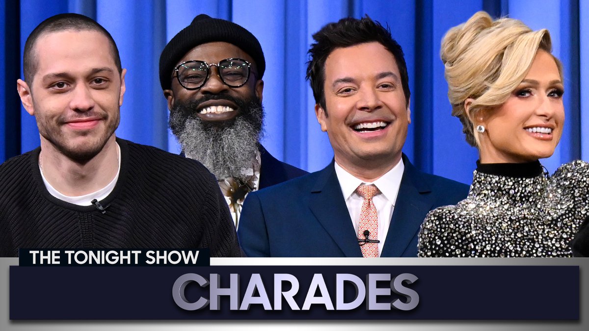 Charades w/ Pete Davidson & Paris Hilton! #FallonTonight