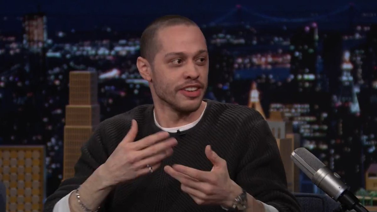 Pete Davidson thinks hosting is hard now that he has his own Netflix podcast The Pete Davidson Show 🤣 #FallonTonight
