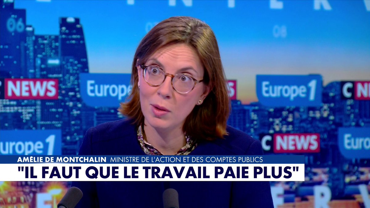 «Il faut que le travail paie plus» martèle Amélie de Montchalin dans #LaGrandeInterview