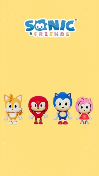 キュートなソニックたちが送るショートアニメ🦔💙 『SONIC ＆ FRIENDS』の最新ダンス動画を公開⸜🙌🏻⸝ 👇音あり動画はこちら👇 #ソニフレ