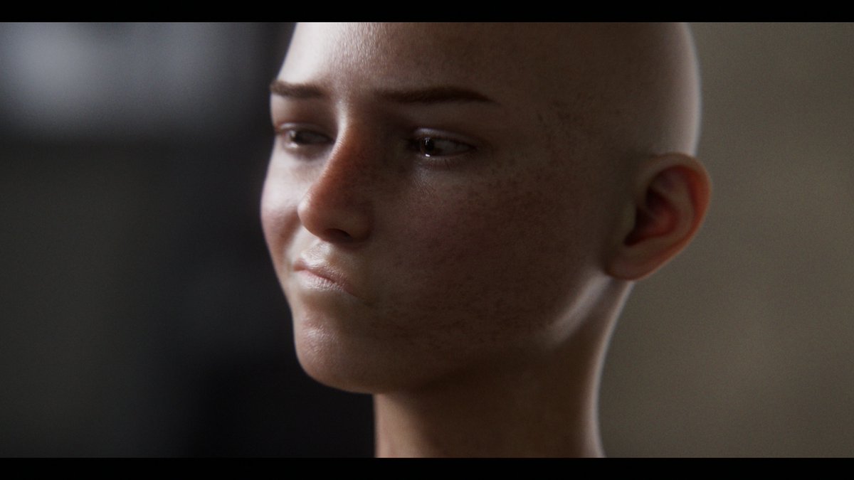 制作中のCGキャラクターのテスト #Houdini #3DCG