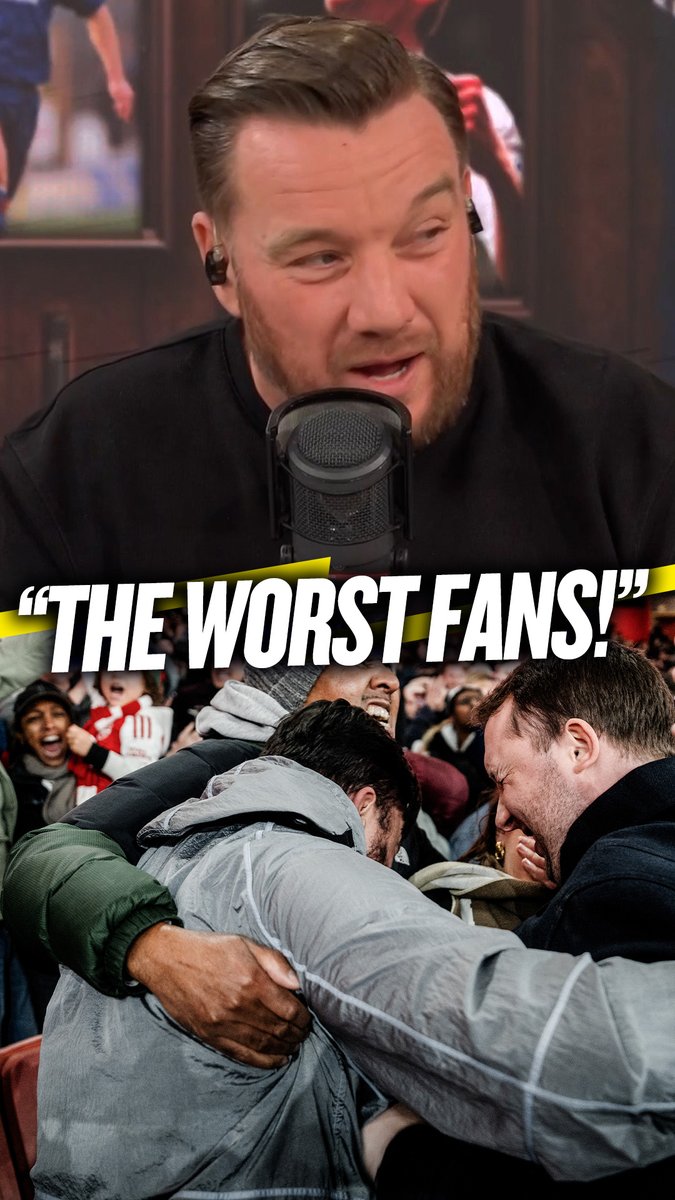 😳 "They're the worst fans in the league." 👀 "They're Cringe FC." 🍼 "They're top, but they're saying they've bottled it!" Jamie O'Hara explains why he thinks Arsenal fans are the 'worst' in the Premier League 🔥