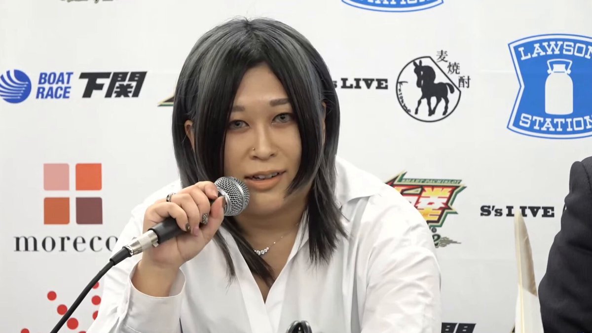 【2.7大阪大会記者会見生配信中‼️】 小波「God's Eye、お前らはずっとそのユニットでやってきて何を残してきたんだ、壮麗。God's Eyeなんて朱里以外、誰も目立ってないし、誰も活躍してないだろ。お前もその一部だよ。 God's Eyeにいる限りは自分自身の殻を破れないだろうな。2.7 私がお前の信じてるもの全て潰す」