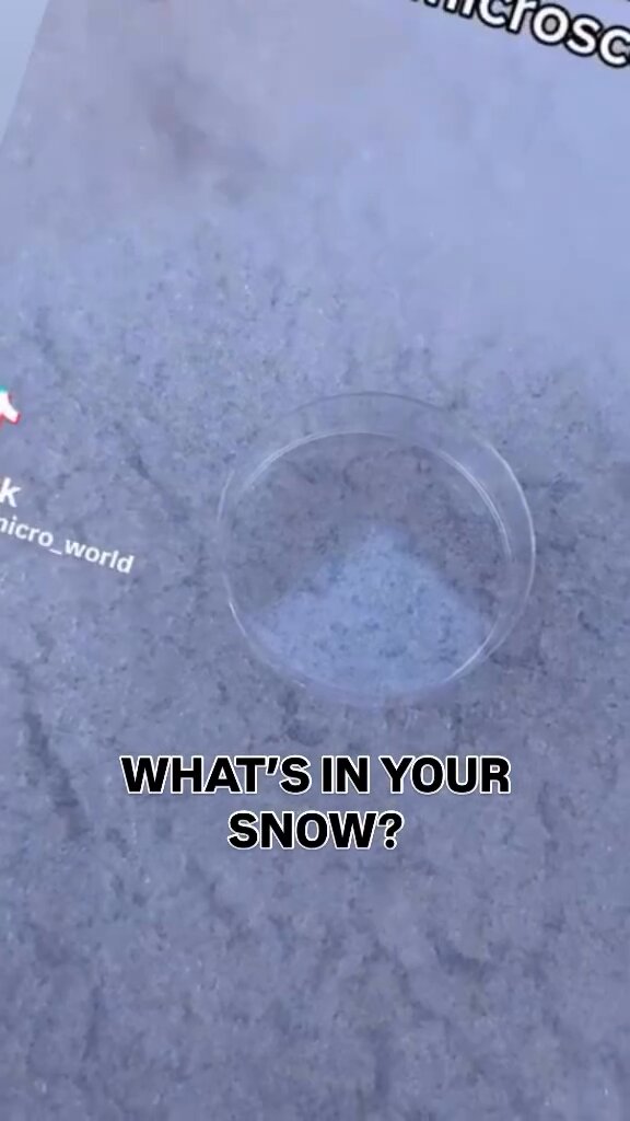 “What’s in your snow?” Everyone is doing the test &amp; and everyone is experiencing the same results…