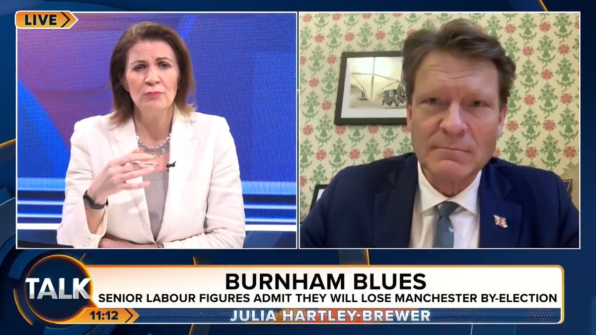 🚨"This is the consequence of opening doors to mass immigration from countries that don't share our values. You end up with sectarian politics." Julia and Richard Tice MP talk about the battle for the "Muslim vote" in the Gorton & Denton by-election. Julia Hartley-Brewer | Richard Tice MP 🇬🇧