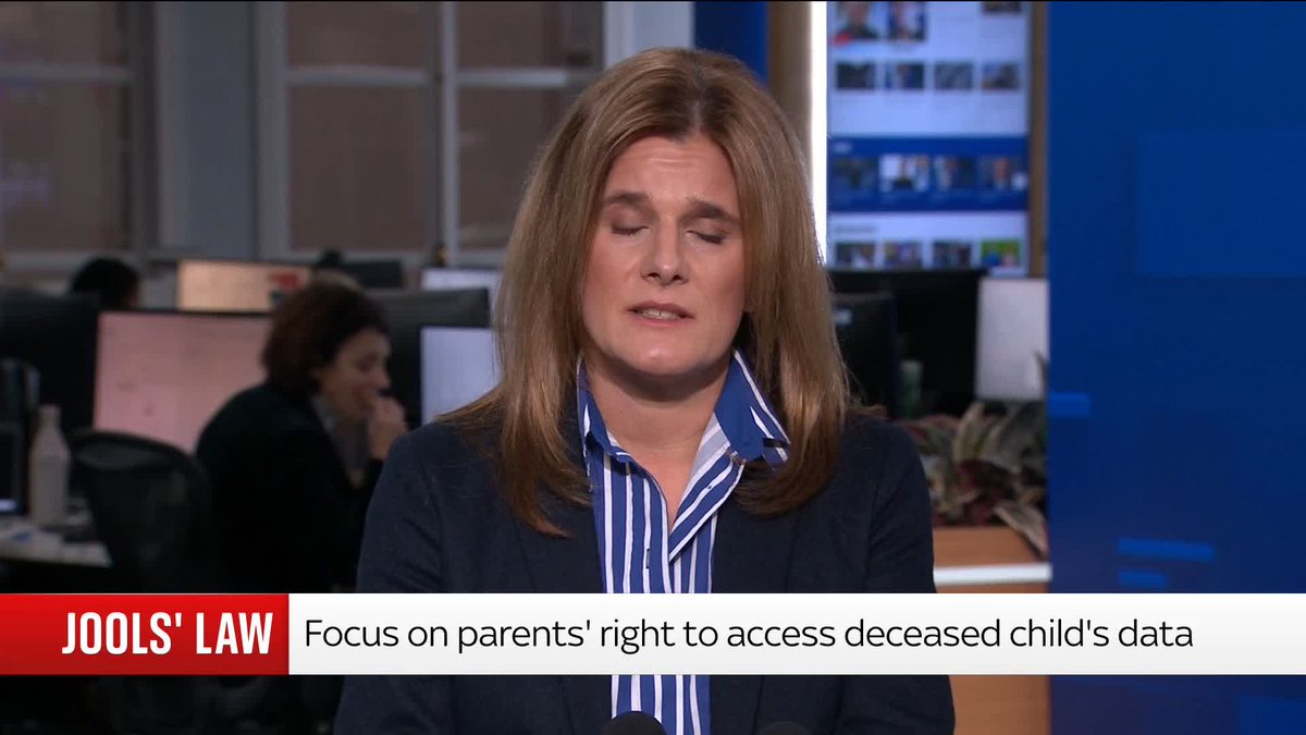 "We can't hold social media companies accountable because we can't prove what our children are looking at." Jools was 14 when he died. His mother tells Gareth Barlow why she wants parents to have the right to access their child's social media data after their death. 📺 Sky 501