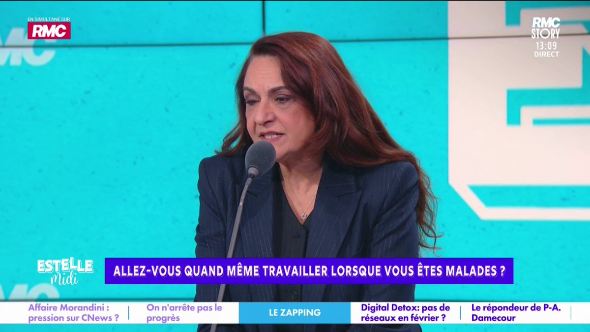 🩺 Arrêts maladie 🎙️ Yael Mellul 🇫🇷 : "J'en ai marre qu'on présente les Français comme des feignasses qui profitent du système... Les Français vont mal !" 🎙️ Daniel Riolo : "Arrête avec cette excuse de glandu ! Et dans les autres pays ils ne vont pas mal ?!" #EstelleMidi