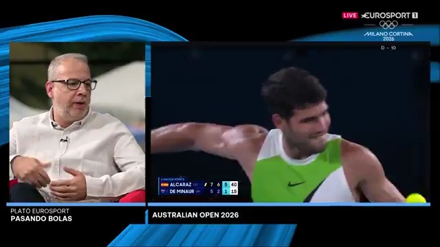 🔝 Fernando Ruiz y Alejandro Arenas coinciden: este es el mejor Alcaraz que hemos visto NUNCA 💪🏼 "No hay ningún bajón, ninguna laguna... que era lo normal en un chico de su edad. Se le nota una madurez bestial" #PasandoBolas | #AO26