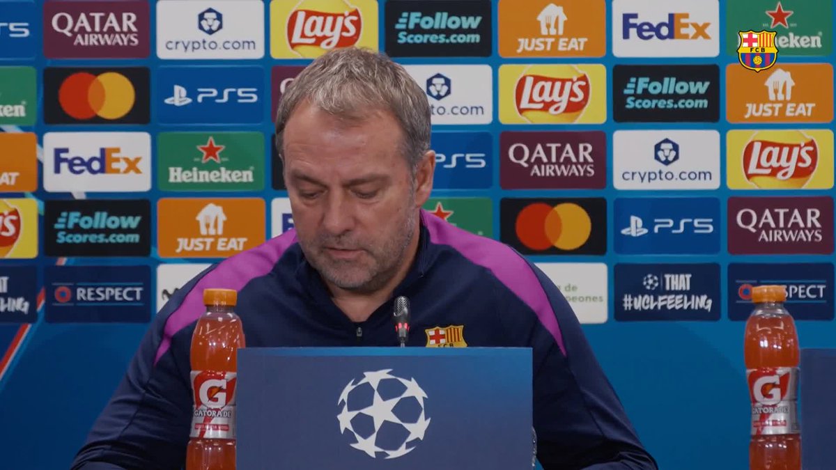 🎙️ Hansi Flick: "We have a big chance to reach the top eight and we will do everything to achieve it. I like this new format."