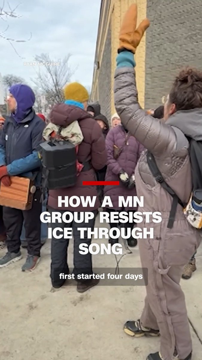 What began with a small group singing in freezing temperatures has grown into a movement in Minneapolis, where hundreds are gathering to use protest songs as a way to grieve, express fear, and find courage. CNN's Anderson Cooper reports.