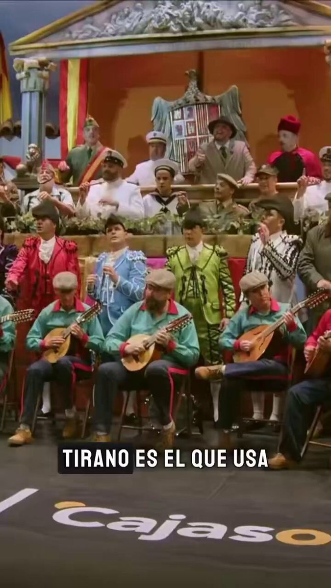 🇪🇸 En los Carnavales de Cádiz se canta “Tango a Donald Trump”. Tienen que escucharlo, la letra es una maravilla. España y su humor político impecable, valiente, contundente. Llevo dos días escuchándolos y no deja de emocionarme.