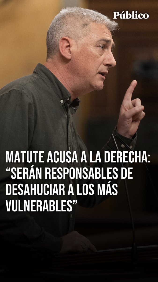 🎥 Oskar Matute, de EH Bildu, a la derecha y extrema derecha: "Serán los responsables de que las personas más vulnerables puedan ser desahuciados"