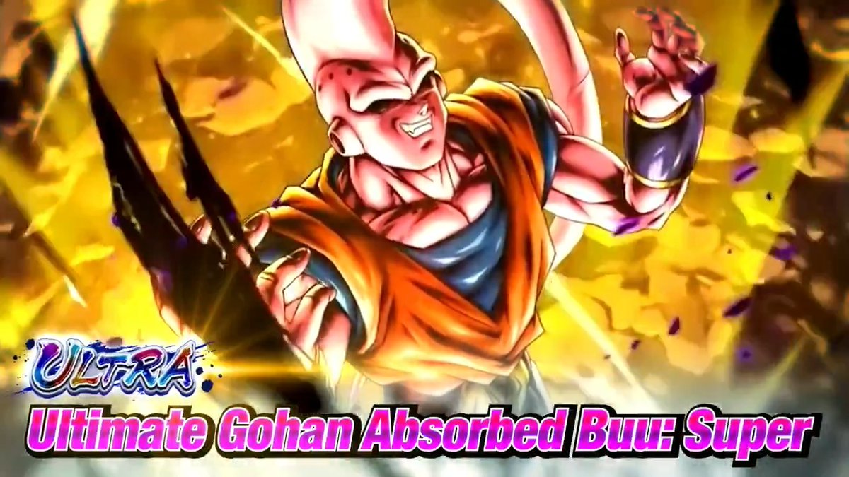 ◥◣New Character Info!◢◤ ULTRA "Ultimate Gohan Absorbed Buu: Super" from "Episode: Majin Buu Saga (Z)" joins the fight! #DBLegends #DragonBall