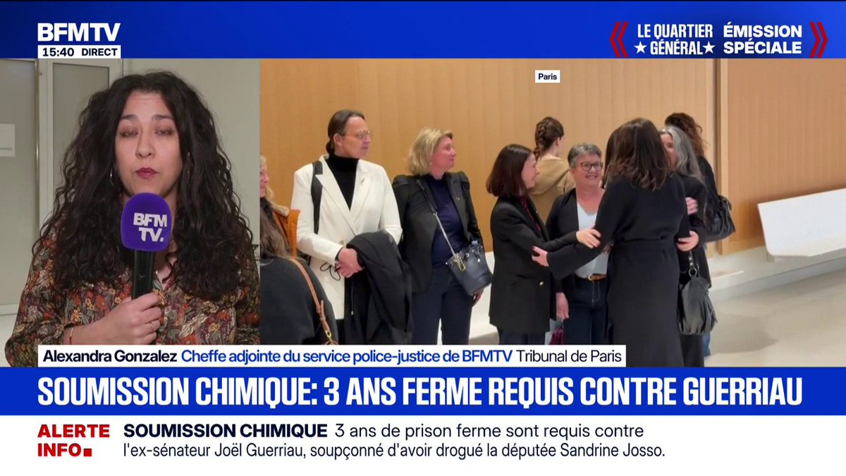 Trois ans de prison ferme requis contre l’ex sénateur Horizons Joël Guerriau, accusé d'avoir drogué la députée Sandrine Josso pour la violer La République exemplaire