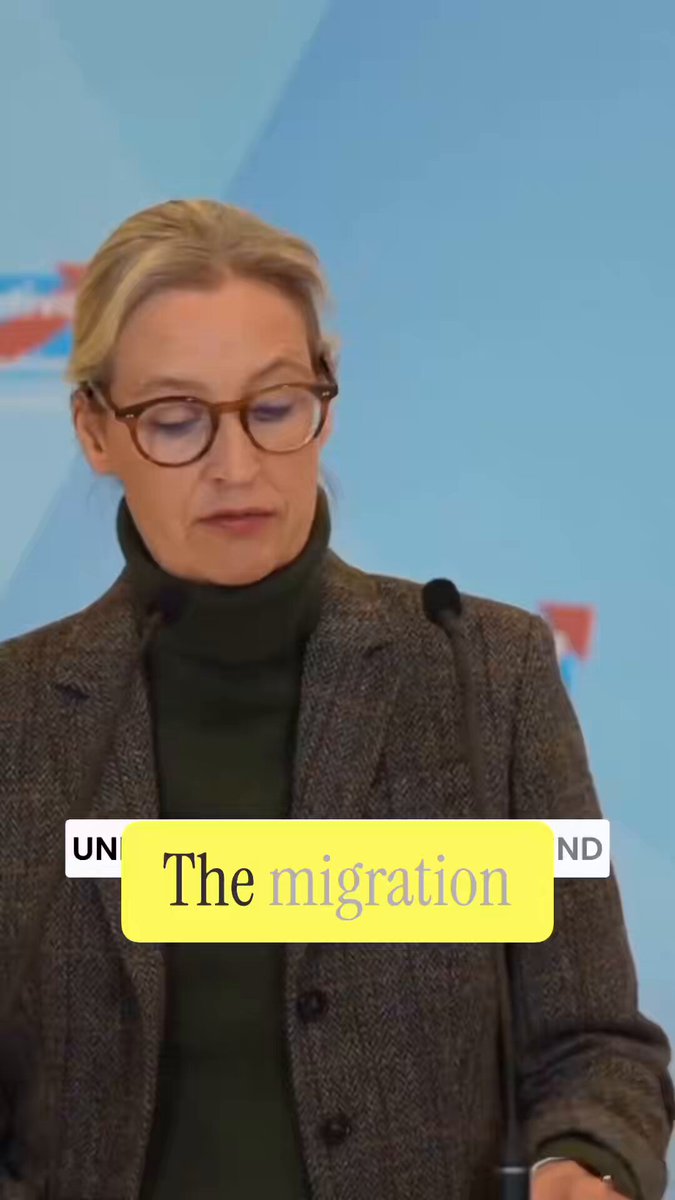 🚨 ALICE WEIDEL: €500M FOR CHILDCARE ABROAD WHILE GERMANY IS DYlNG OUT‼️ German families can’t afford to have children, immigrants OUTBREED us. ~50% of all children in Germany are now NOT ETHNICALLY GERMAN - funded by German taxpayers. Meanwhile, we send half a BILLION euros in childcare to various countries - German families are LAST PRIOSITY. “Failed migration policies rob native Germans of our homeland, freedom, security, and educational opportunities.”