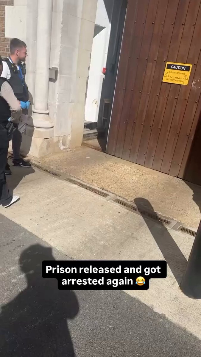 Police waiting for his prison release to arrest him again