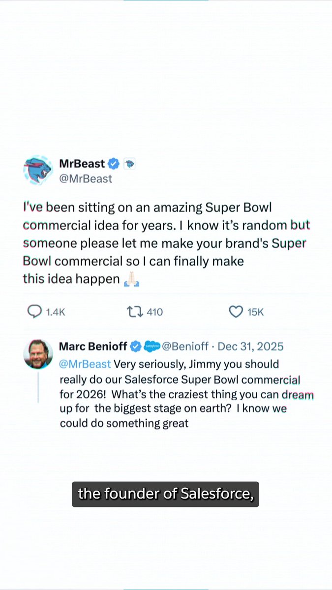A tweet turns into a Big Game social campaign. In. Just. 27. Days. MrBeast makes it happen with Slack.