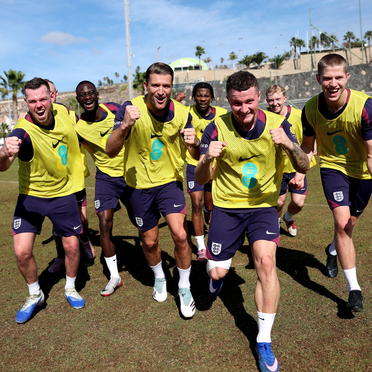 Abdou Jobe and Jamie Clarke on target 🎯 Some lovely finishes from today’s session in Tenerife, as our England Deaf Men and Cerebral Palsy sides trained together! 🇪🇸