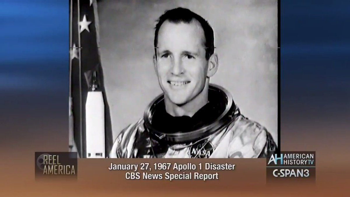 "There was a flash and that was it." #OnThisDay in 1967 - Apollo 1 disaster. CBS News reported on the death of NASA Apollo 1 astronauts Gus Grissom, Ed White, and Roger Chaffee.