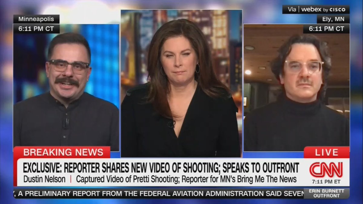 Eyewitness to the killing of Alex Pretti: "The thing that stood out to me was that he was calm. There was no way that he was the one escalating this. He was doing exactly what I have done, what so many of us that live in Minneapolis have done. We were recording the ICE agents because they need cameras on them to keep them accountable for their actions. God knows what happens if they aren't being filmed."