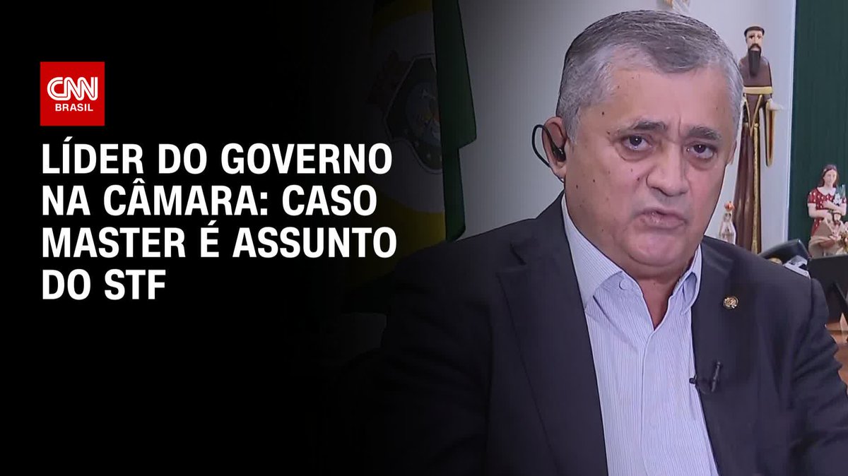 Líder do Governo na Câmara: Caso Master é assunto do STF; assista #BastidoresCNN