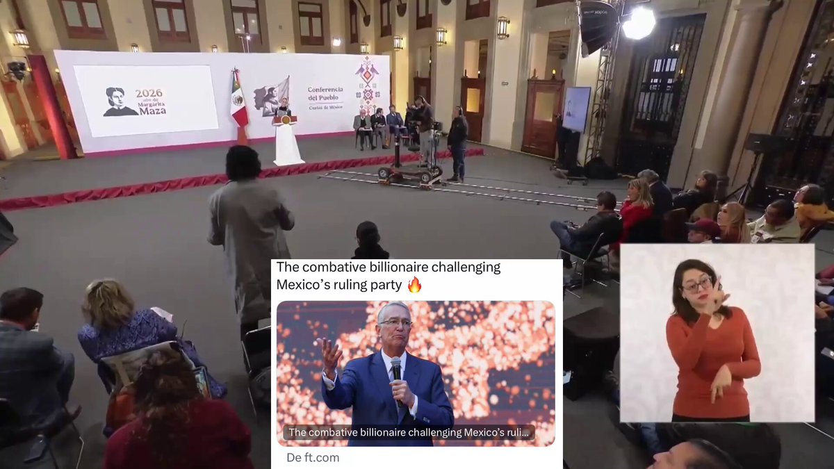 Ya le preguntan a Sheinbaum qué haría si un empresario decide buscar la presidencia y recibe apoyo de EU. Su respuesta: “no lo permitiría, es constitucional”. O sea, antes de que exista el candidato, ya anticipa que lo frenaría por “injerencia”. La soberanía como argumento político preventivo.