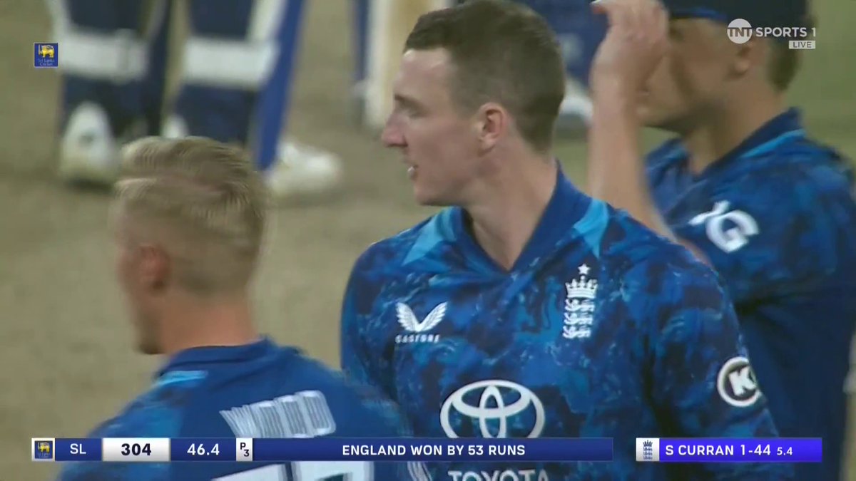 Sam Curran bowls Pavan Rathnayake out for 121 to take the final wicket! 💥 England win by 53 runs to claim their first away ODI series win in 1,058 days 🏴󠁧󠁢󠁥󠁮󠁧󠁿🏆 📺 TNT Sports &amp; discovery+ UK