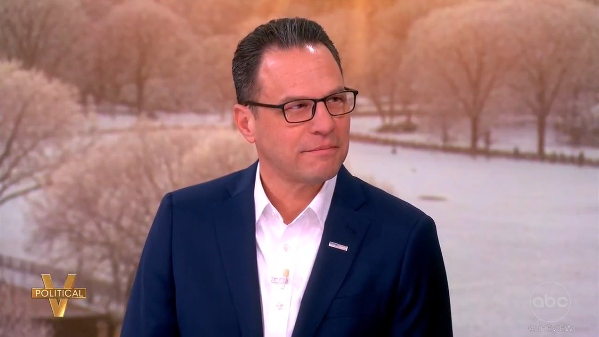 Pa. Gov. Josh Shapiro tells 'The View' that not mentioning Pres. Trump in his reelection campaign was "on purpose": "I focused in my re-election launch on the things we've accomplished and the stuff I still want to accomplish instead of just empty rhetoric."