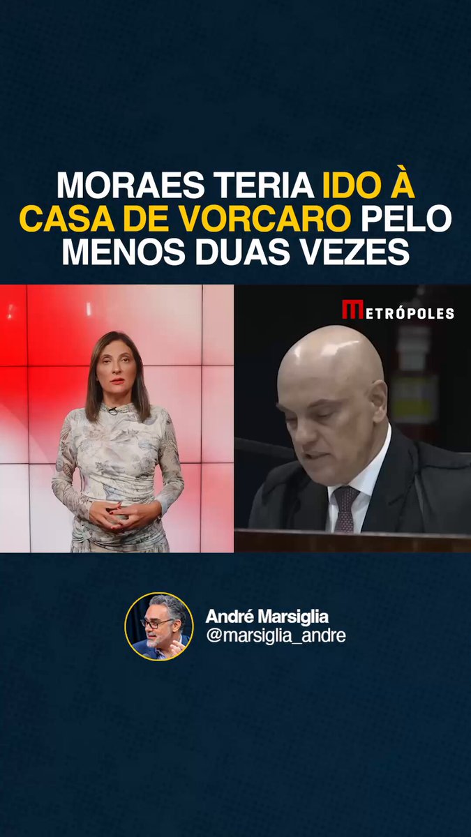 Moraes teria ido à casa de Vorcaro pelo menos duas vezes.