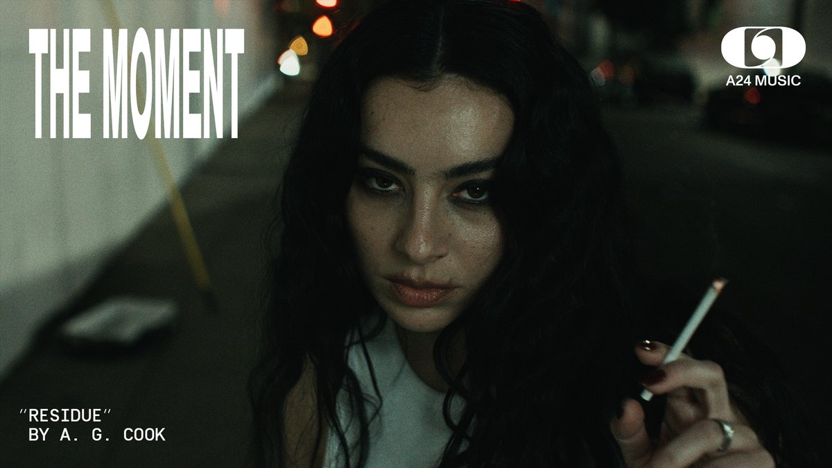 "Residue" by A. G. Cook — song and video out now. The Moment (The Score) arrives Friday. The Moment is in theaters nationwide Feb 6.