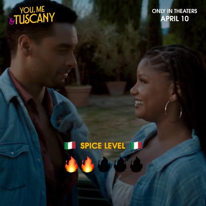 Tuscany never looked so good. ❤️🔥 Experience You, Me & Tuscany in theaters April 10!