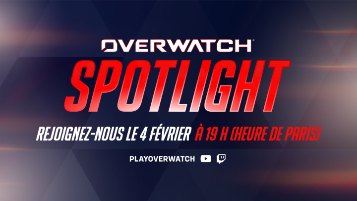 SPOTLIGHT EST DE RETOUR 🤯🎉 Rejoignez-nous pour découvrir les nouveautés sur Overwatch lors de notre Spotlight 2026, EN DIRECT le 4 février à 19 h (heure de Paris) 🗓️