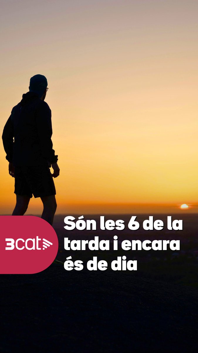 Enhorabona, ja has superat les 10 setmanes amb menys hores de sol de l’any. A partir d'avui, el sol ja es pon més tard de les 18.00 🎉☀️ Envia aquest vídeo a algú que necessiti una bona notícia 🫶 #ElTemps3Cat